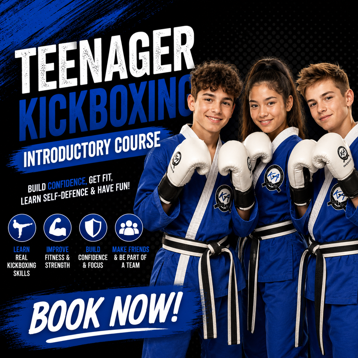 Teenager Kickboxing Courses in Huddersfield